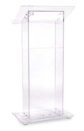 Clear Acrylic Podium